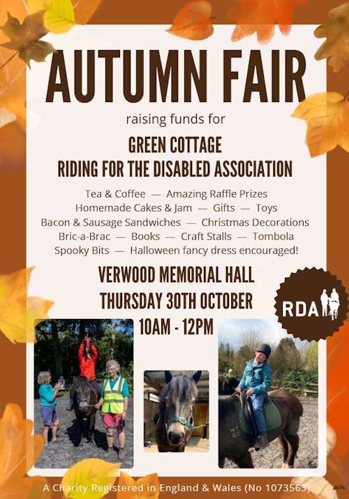 RDA Autumn Fair October