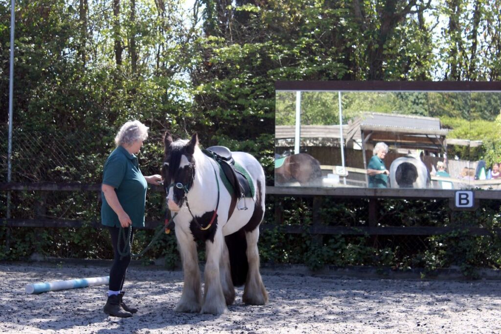 Mary waiting for lesson