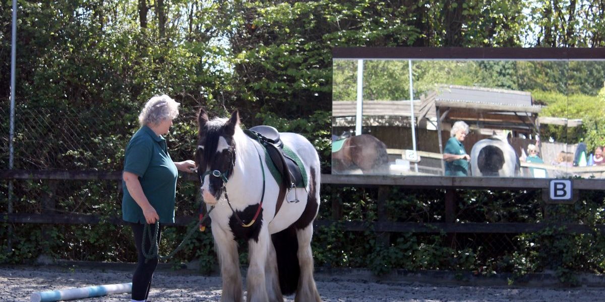 Mary waiting for lesson